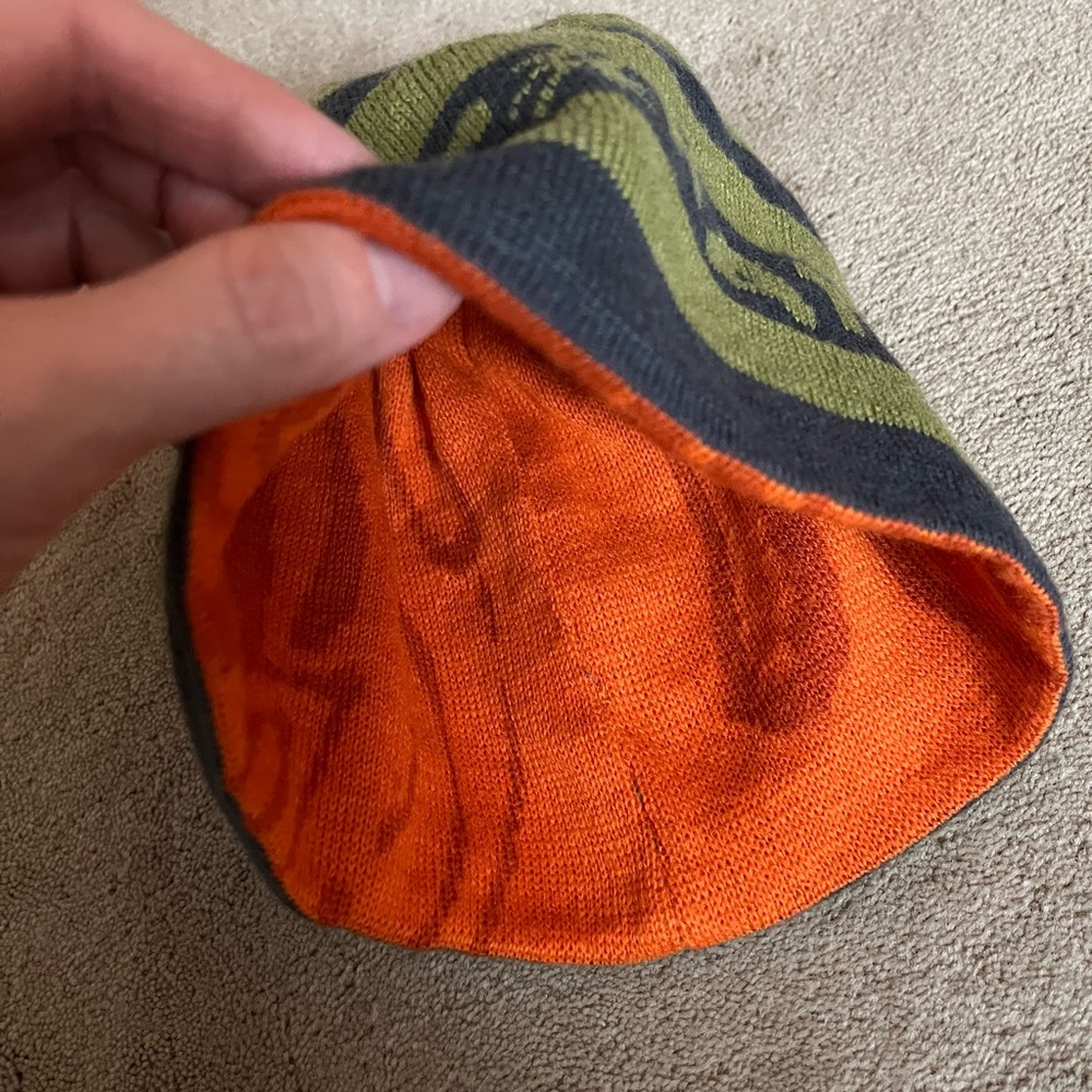 Magic Hat Brewery Beanie for Collectors, Reversable, Orange and Green/Black - Picture 3 of 5